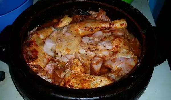 Pečena piletina sa kiselim kupusom