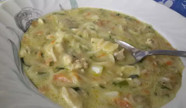 Pileća supa sa zaprškom
