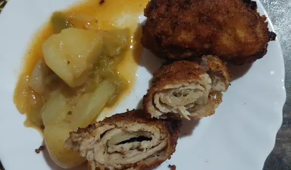 Pileće rolnice sa jabukama
