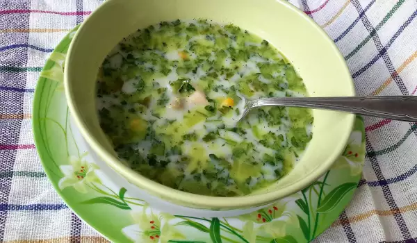 Pileća supa s pavlakom i kukuruzom