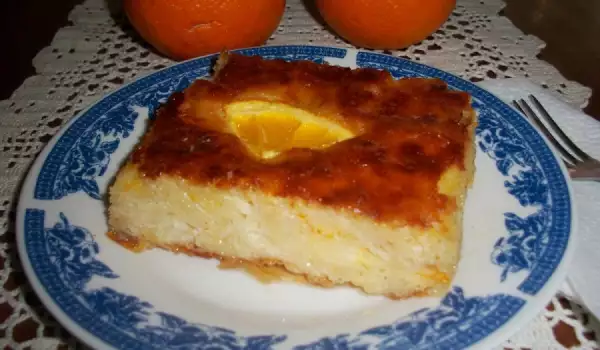 Grčki kolač preliven sirupom - Portokalopita