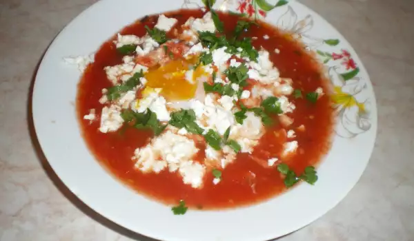 Poširana jaja u paradajz sosu