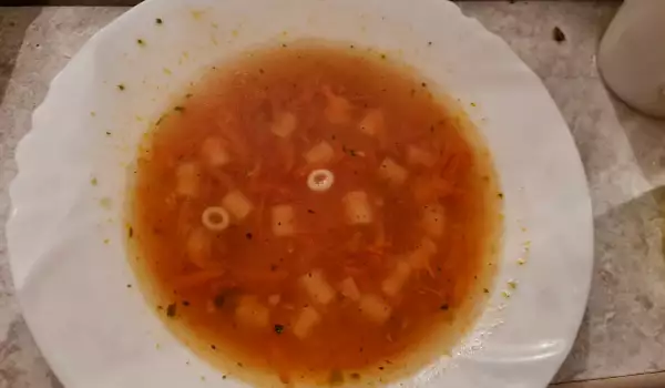 Posna supa od povrća i makarona