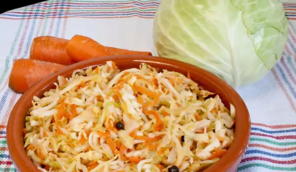 Salata od kupusa i šargarepa