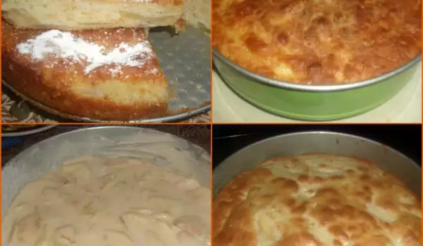 Vazdušasti kolač od jabuke sa prelivom