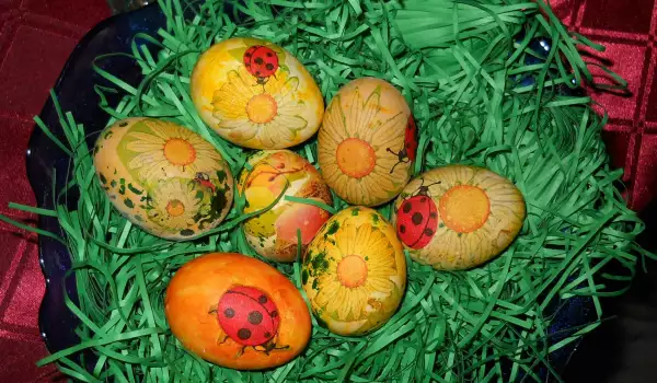 Šarena jaja s dekupažom