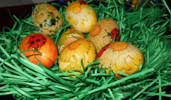 Šarena jaja s dekupažom
