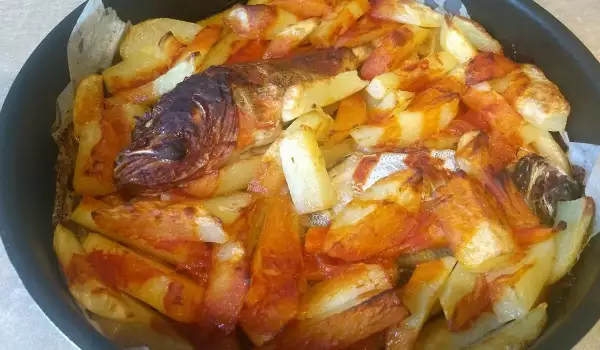 Riba i krompir u paradajz sosu