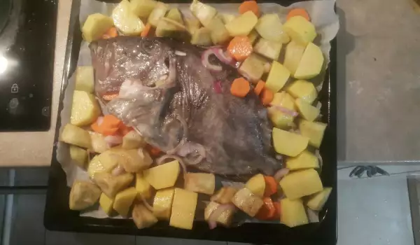 Riba San Pjer sa povrćem