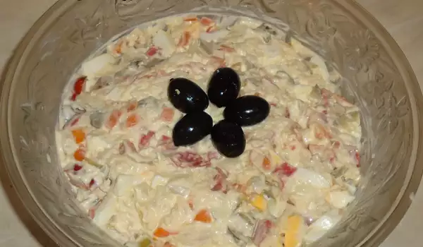 Ruska salata sa karfiolom