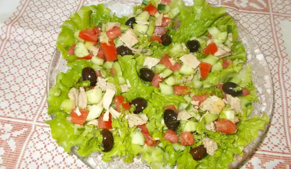 Letnja salata sa tunjevinom