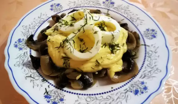 Salata sa pečurkama i jajima