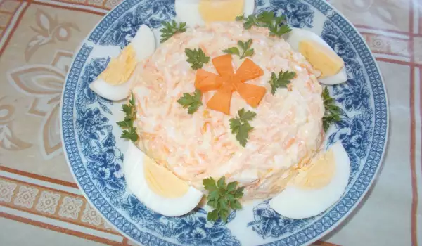 Salata od šargarepe i jaja