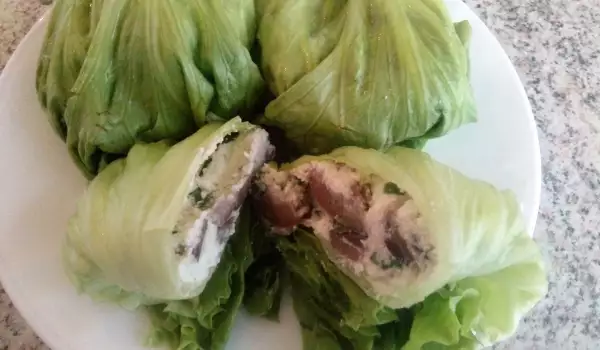 Sarmice od zelene salate bez pečenja