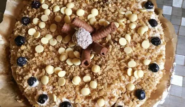 Seoska torta sa svežim borovnicama