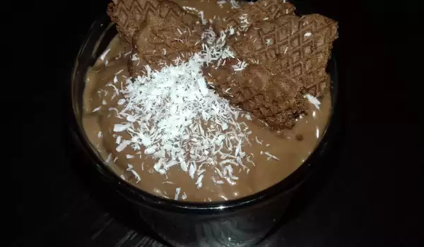 Jednostavan čokoladni krem sa crnom čokoladom
