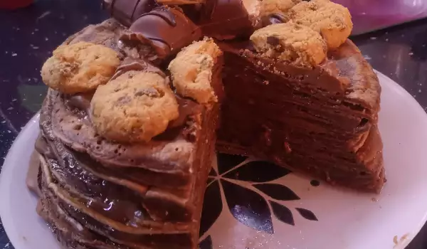 Čokoladna torta od kakao palačinki