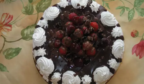 Čokoladna torta sa pavlakom i voćem