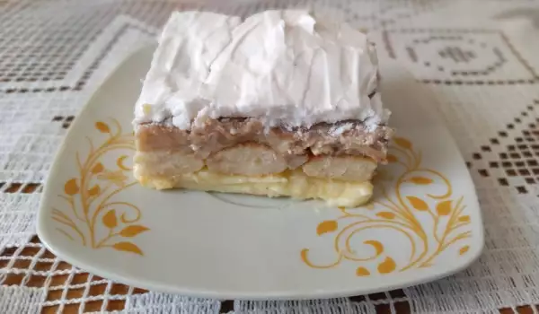 Kremaste kocke sa orasima i krem bananicama