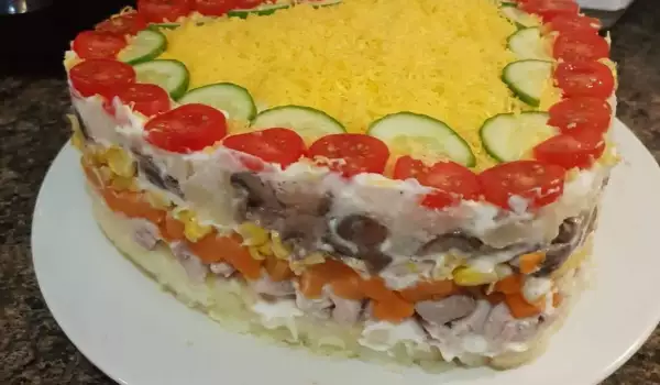 Slana torta - salata