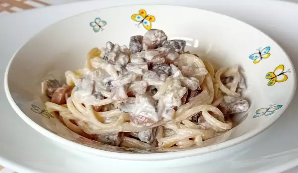 Špagete sa pečurkama u Instant pot-u