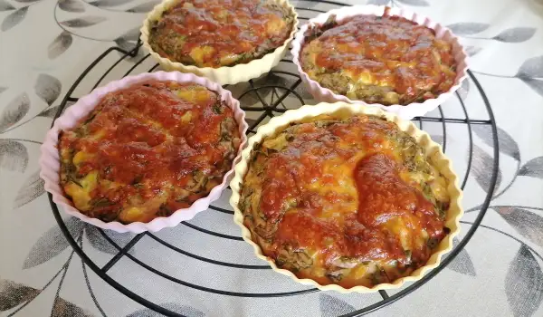 Kiš od spanaća sa sirom i kukuruzom