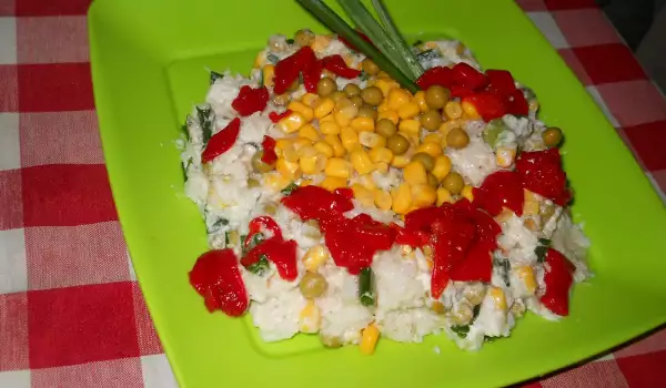 Hladna salata sa pirinčem