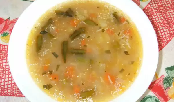 Supa od povrća sa bamijom