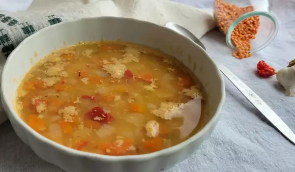 Supa od crvenog sočiva po receptu Zvezdeva