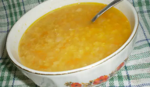 Zdrava supa od crvenog sočiva