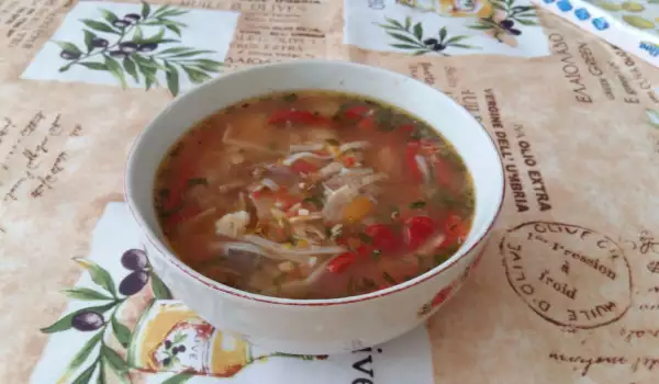 Supa od kokoške i povrća
