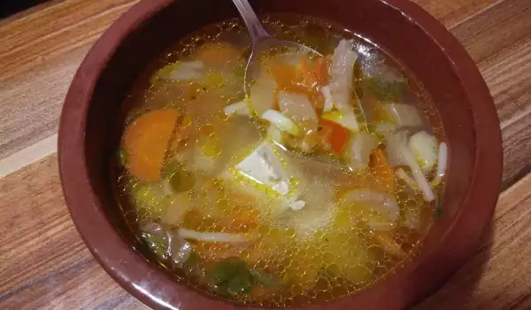 Supa od povrća sa tofuom