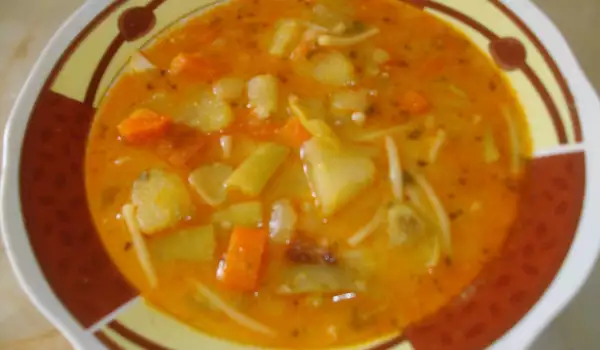 Supa sa boranijom i krompirom