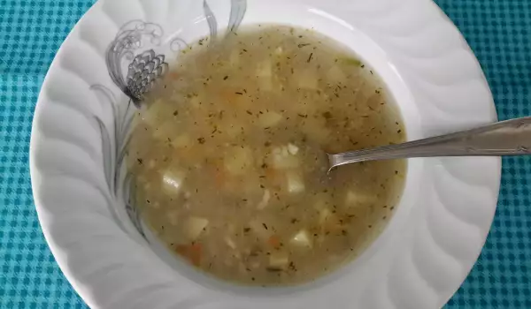 Jednostavna supa sa pirinčem i krompirom