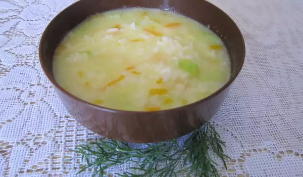 Supa od tikvica sa pirinčem za decu