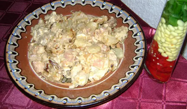 Krhka svinjetina sa ananasom i topljenim sirom
