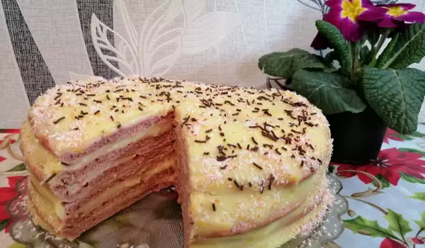 Torta od razvijenih kora sa kremom od pomorandže