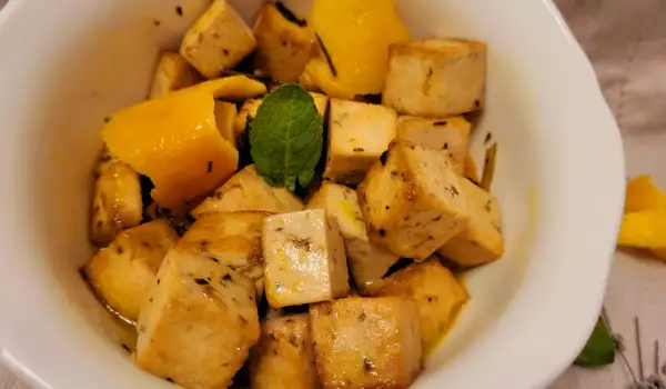 Tofu sa lavandom i sokom od citrusa