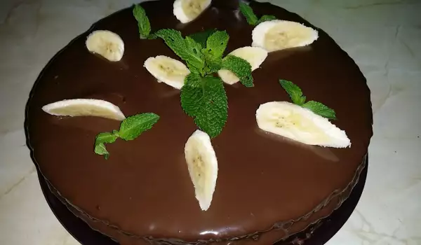 Ekspresna torta sa čokoladom i bananama