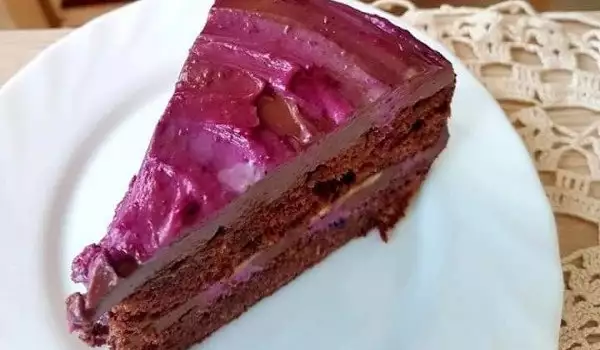 Torta sa čokoladom i borovnicama