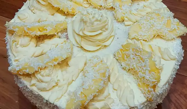 Tropska torta sa ananasom