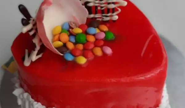 Torta za zaljubljene sa dva fila