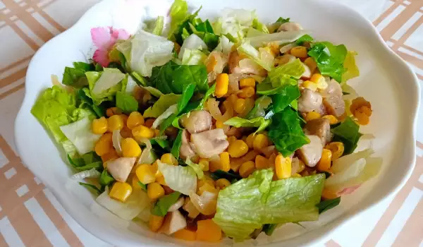 Veganska salata sa kukuruzom