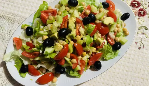 Veganska salata sa leblebijom