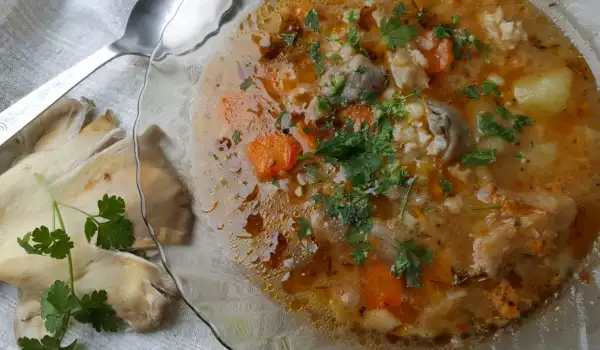 Vegetarijanska supa sa bukovačom