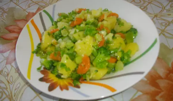 Zdrava krompir salata