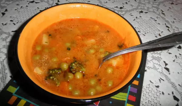 Supa od graška, brokolija i krompira