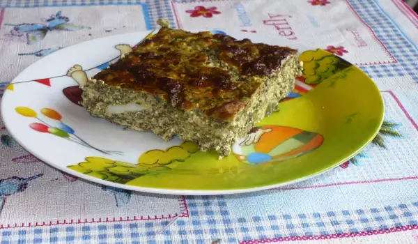 Zeleno zapečeno jelo sa koprivom i zeljem