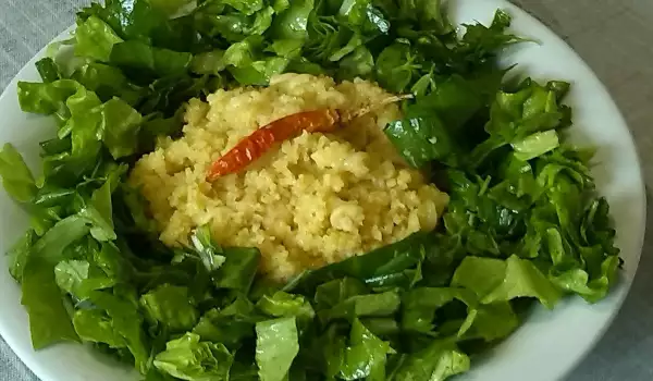 Zelena salata sa bulgurom za mršavljenje