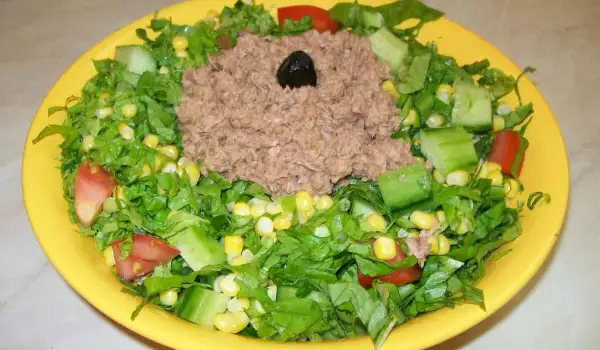 Jednostavna salata sa tunjevinom
